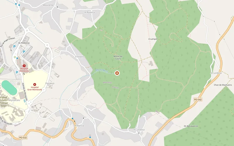 Mapa de la ubicación de Estética Marea