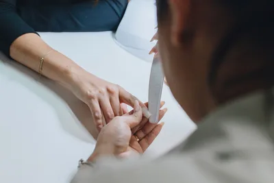 Manicura en la cabina