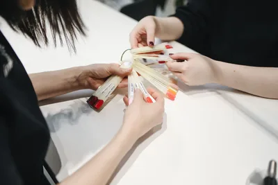 Uñas de gel terminadas